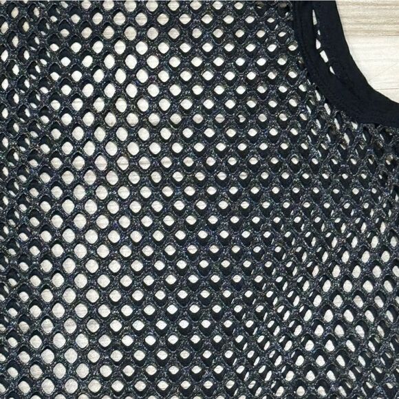Angel Cola Mesh Knit Tank Top Shimmer Y2K Women’s Medium - Picture 5 of 5